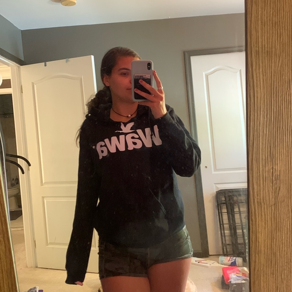 black Wawa sweatshirt